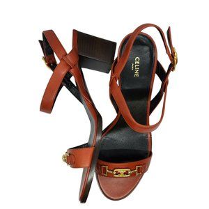 Celine Triomphe Sandals 38.5 NIB Retail 850